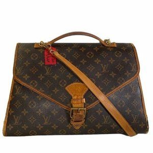 Authentic Louis Vuitton Business Bag Beverly 41 Monogram Used LV Handbag Vintage